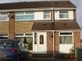Completed double storey side extension