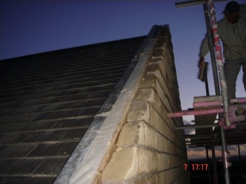 Finished topout