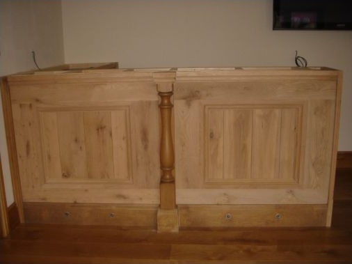 Bespoke bar under construction